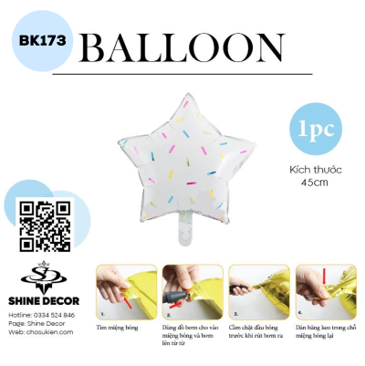 Bong bóng kiếng hình - BK173