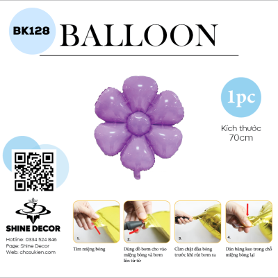 Bong bóng kiếng hình - BK128