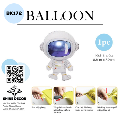 Bong bóng kiếng hình - BK172