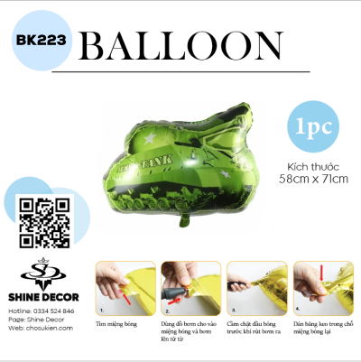 Bong bóng kiếng hình - BK145