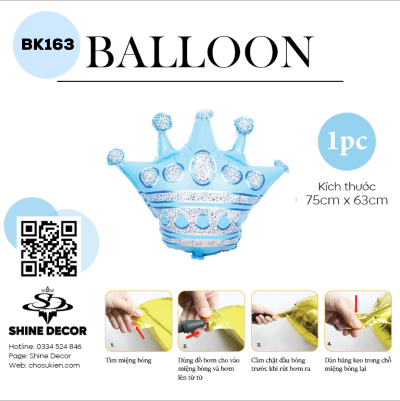 Bong bóng kiếng hình - BK163