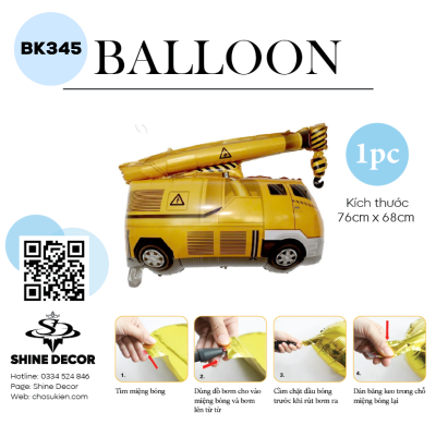 Bong bóng kiếng hình - BK345