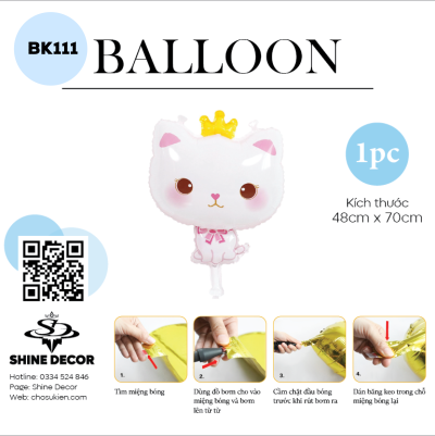 Bong bóng kiếng hình - BK111