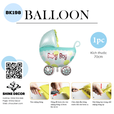 Bong bóng kiếng hình - BK198