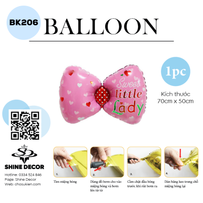 Bong bóng kiếng hình - BK206