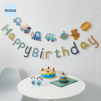 Dây cờ sinh nhật HPBD - DCG12