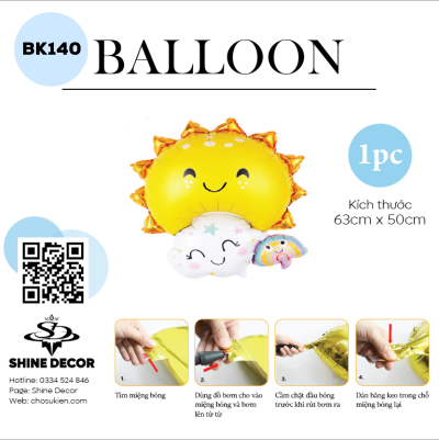 Bong bóng kiếng hình - BK140