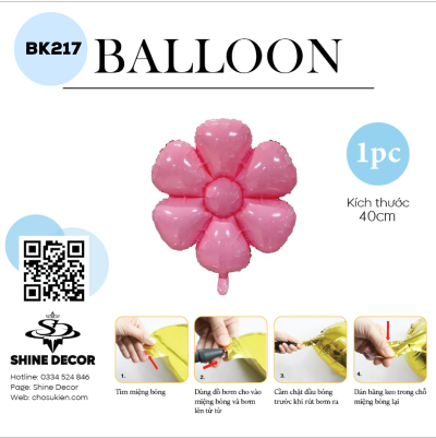 Bong bóng kiếng hình - BK217