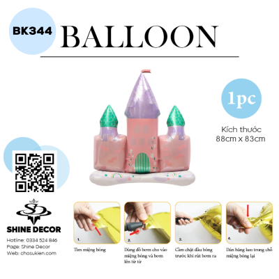 Bong bóng kiếng hình - BK344