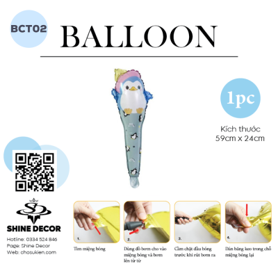 bóng kiếng cầm tay - BK02