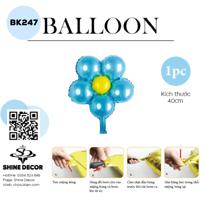 Bong bóng kiếng hình - BK247