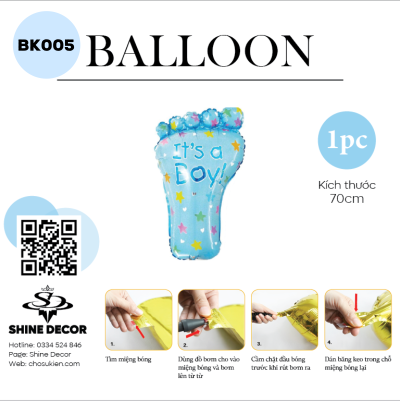 Bong bóng kiếng hình - BK005