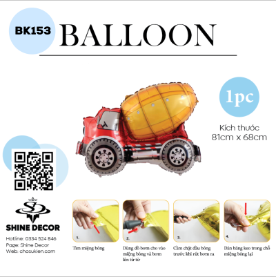 Bong bóng kiếng hình - BK153