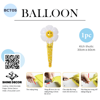 bóng kiếng cầm tay - BK05