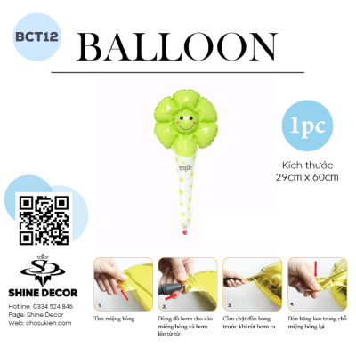 bóng kiếng cầm tay - BK12