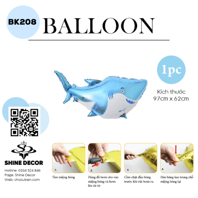 Bong bóng kiếng hình - BK208