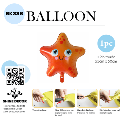 Bong bóng kiếng hình - BK338