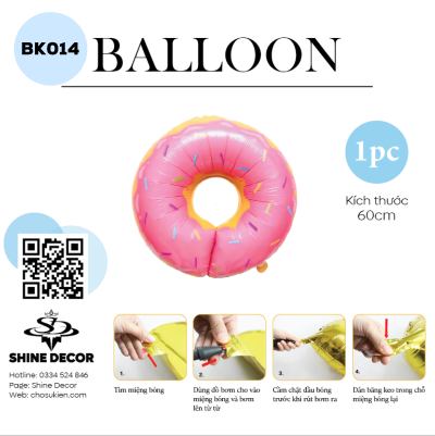 Bong bóng kiếng hình - BK014