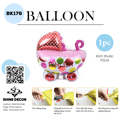 Bong bóng kiếng hình - BK176