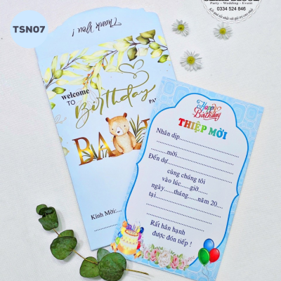Thiệp sinh nhật - TSN07