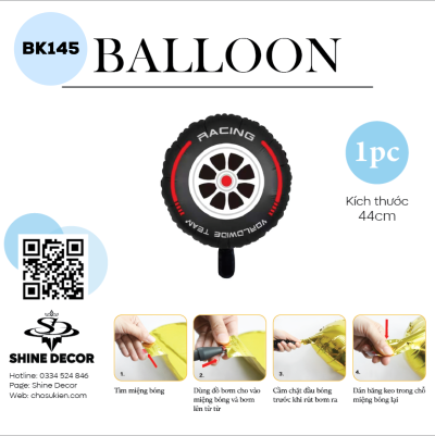 Bong bóng kiếng hình - BK145