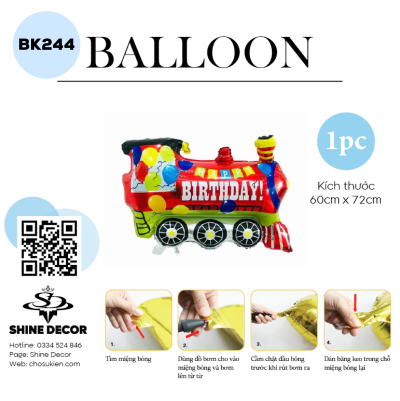 Bong bóng kiếng hình - BK244