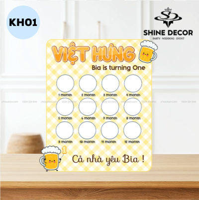 Khung hình 12 tháng thiết kế - KH01