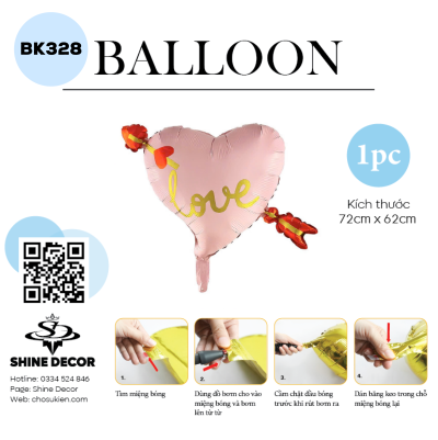 Bong bóng kiếng hình - BK328