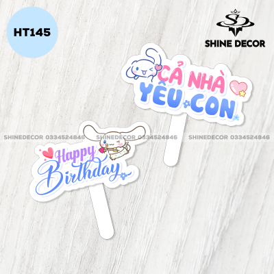 Hashtag Sinh Nhật - Cinnamoroll- HT145