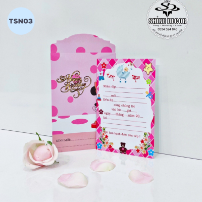 Thiệp sinh nhật - TSN03