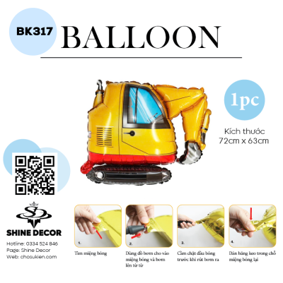 Bong bóng kiếng hình - BK317