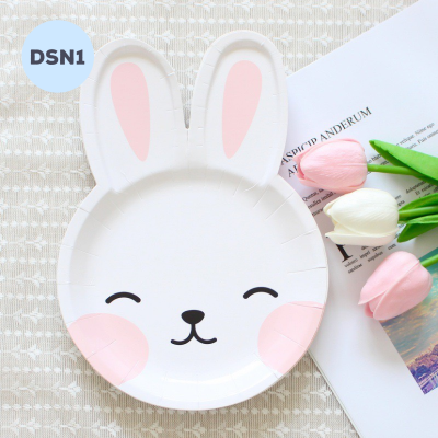 Dĩa Sinh Nhật - Dĩa Thỏ - Set 8 - DSN1
