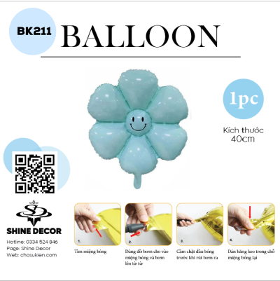 Bong bóng kiếng hình - BK211