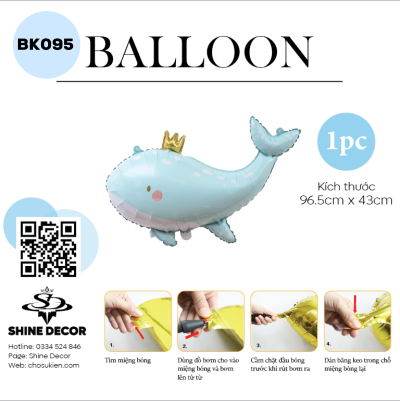 Bong bóng kiếng hình - BK095