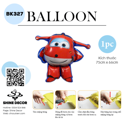 Bong bóng kiếng hình - BK327