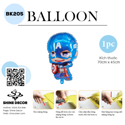 Bong bóng kiếng hình - BK205