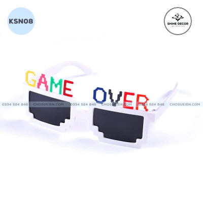 Kính Sinh Nhật - Kính Game Over - KSN08