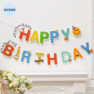 Dây cờ sinh nhật HPBD - DCG06