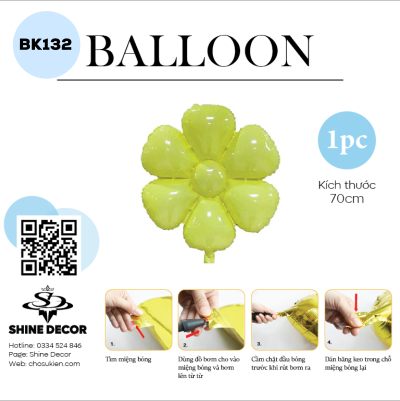 Bong bóng kiếng hình - BK132