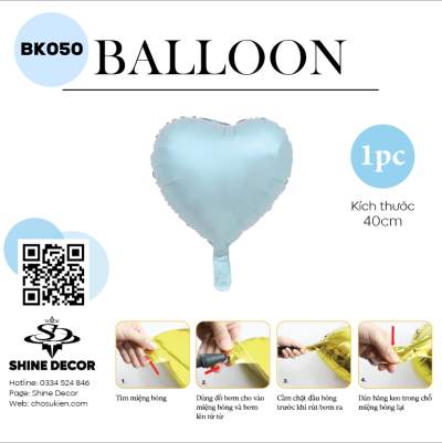 Bong bóng kiếng hình - BK050