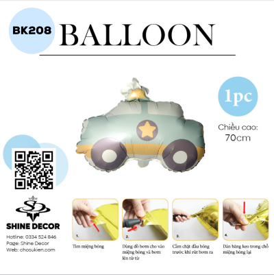 Bong bóng kiếng hình - BK208