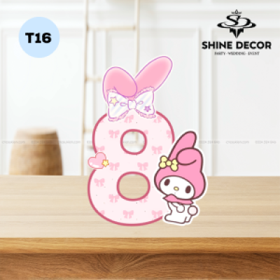 Mô Hình Số Tuổi Bé - T16