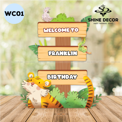 bảng welcome thiết kế - WC01