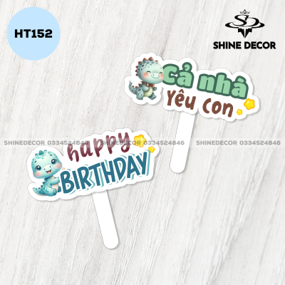 Hashtag Sinh Nhật - Khủng Long - HT152