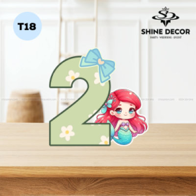 Mô Hình Số Tuổi Bé - T18