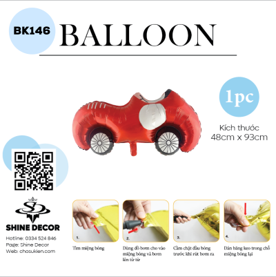 Bong bóng kiếng hình - BK146