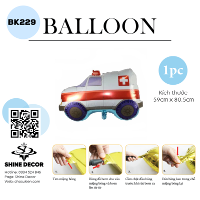 Bong bóng kiếng hình - BK229