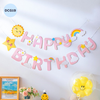 Dây cờ sinh nhật HPBD - DCG19