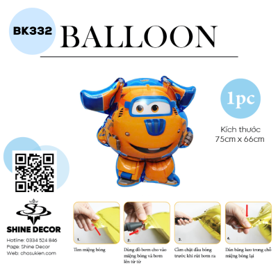 Bong bóng kiếng hình - BK332