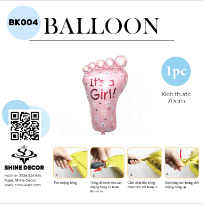 Bong bóng kiếng hình - BK004